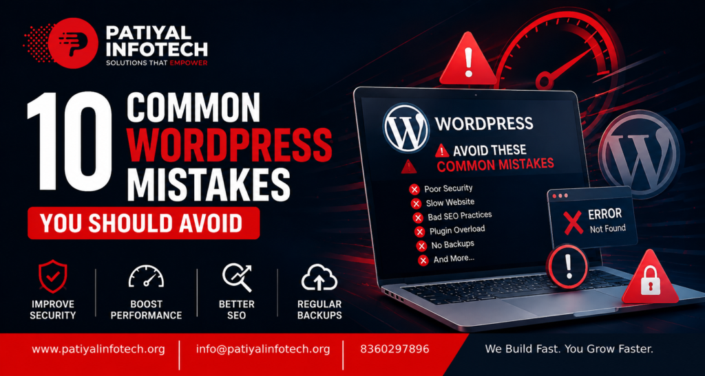 10 Common WordPress Mistakes You Should Avoid in 2026