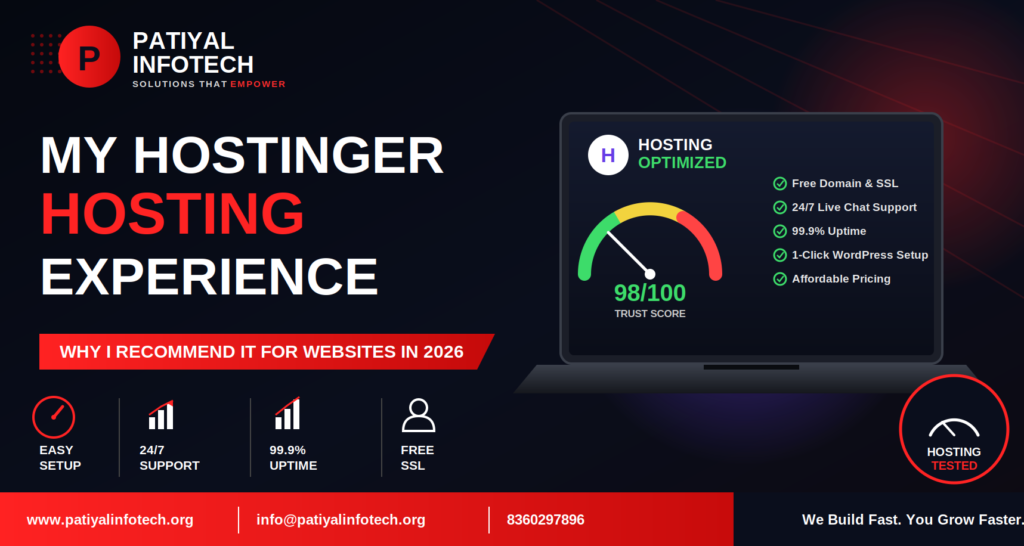 My Hostinger Hosting Experience Why I Recommend It for Websites in 2026