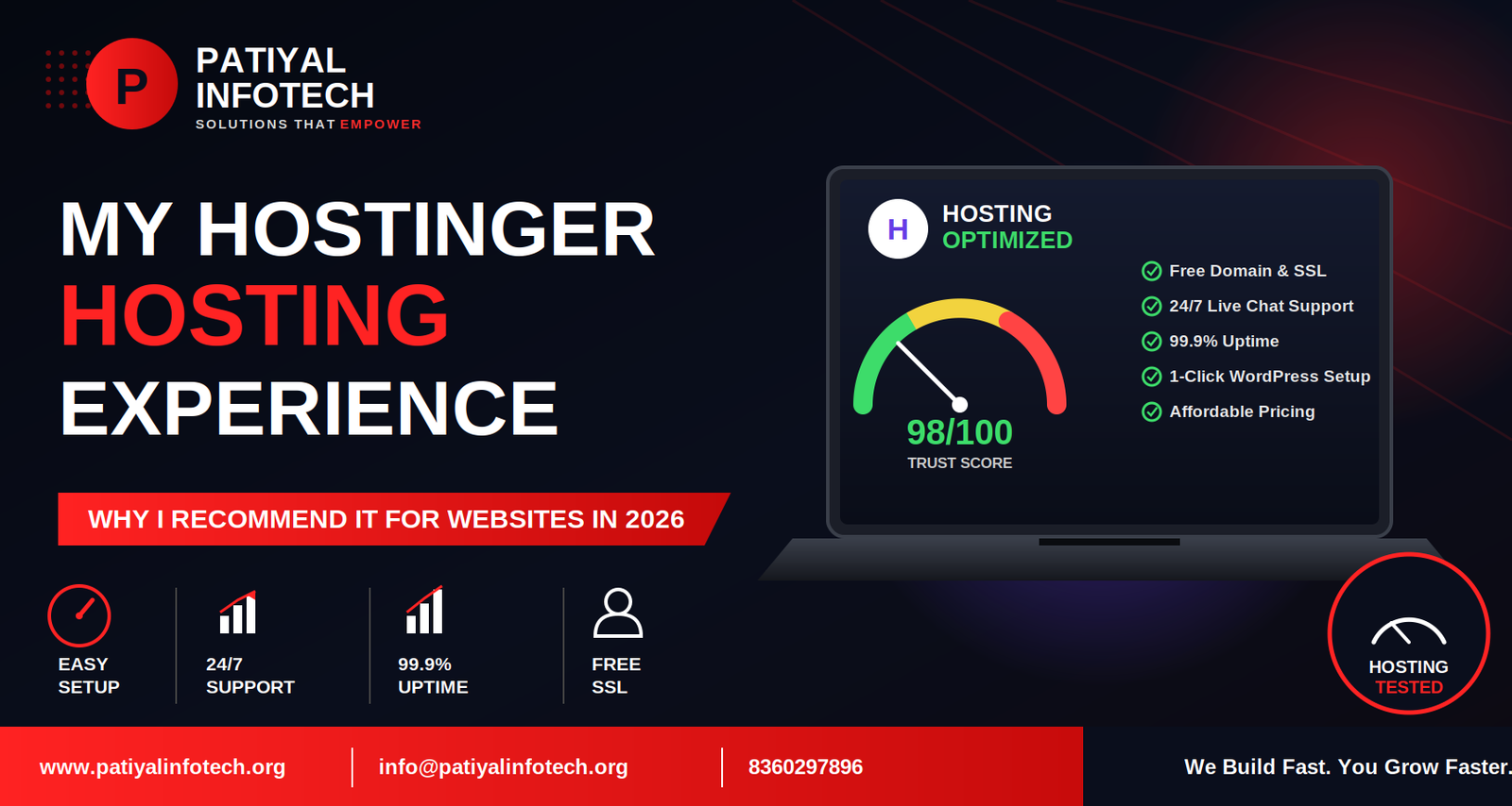 My Hostinger Hosting Experience Why I Recommend It for Websites in 2026